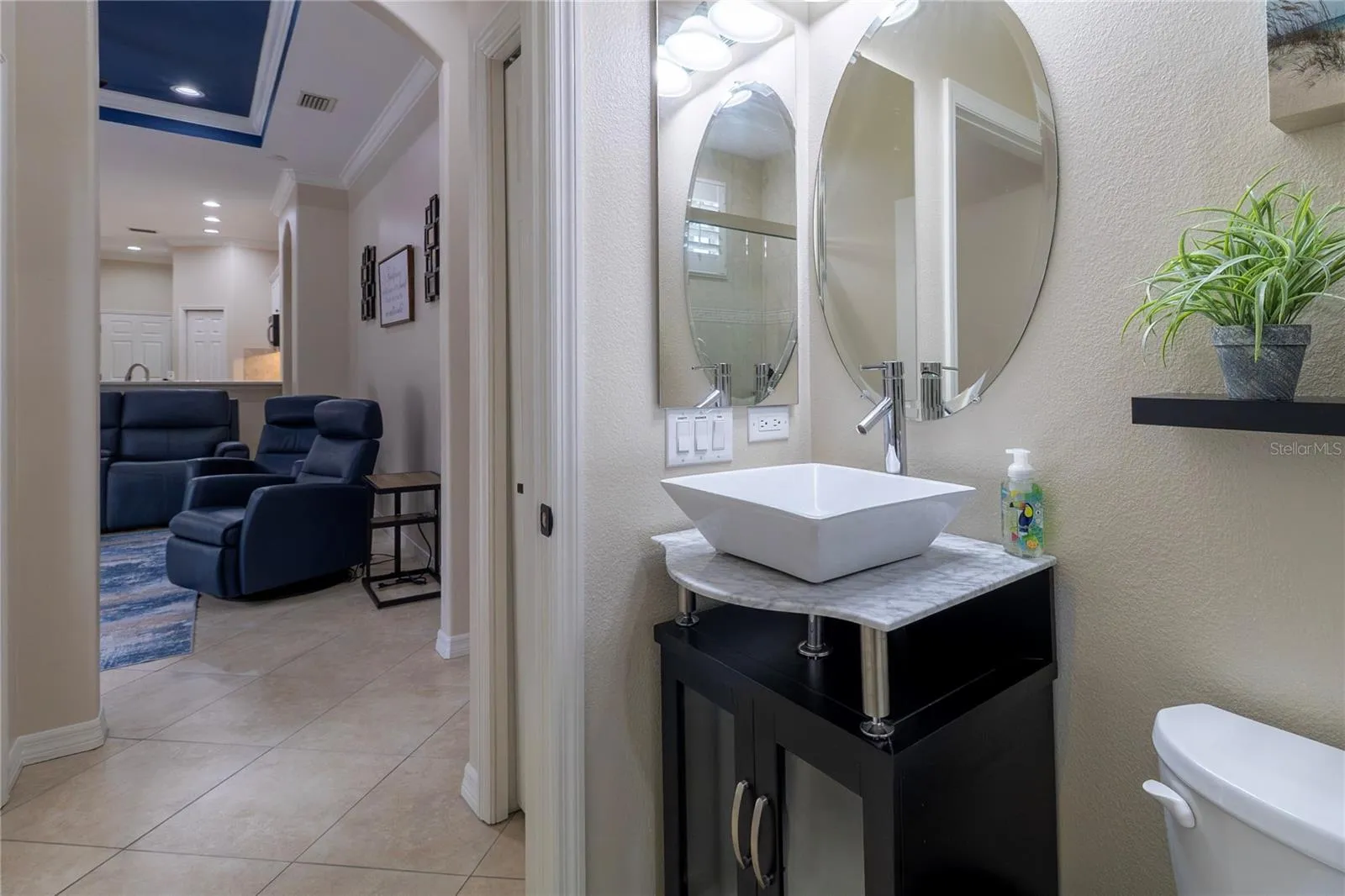 Spacious Guest Bedroom with Easy Access to the Pool Area