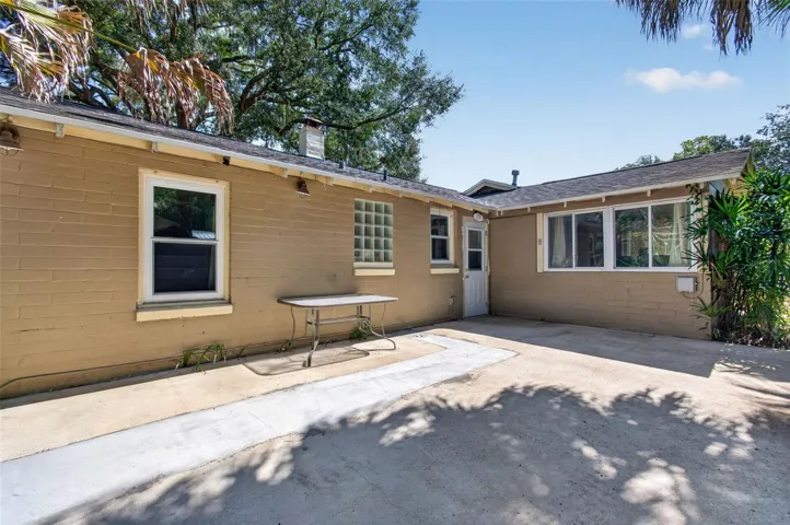 Back of the home