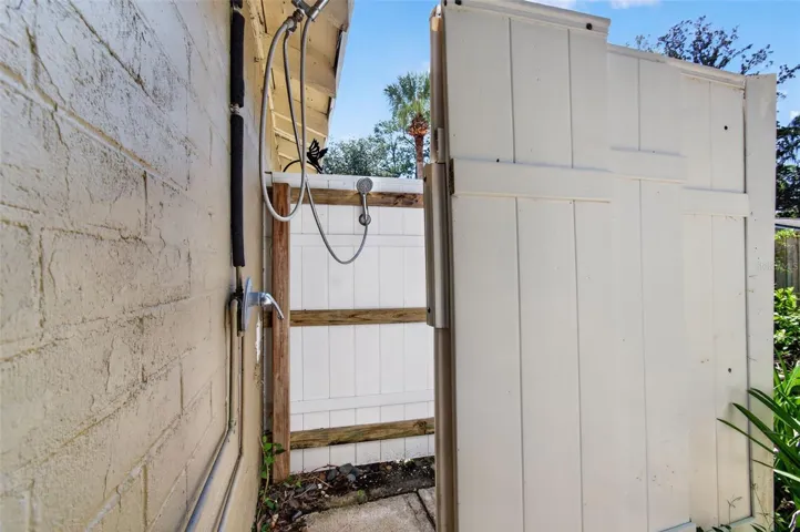 Outdoor Shower area