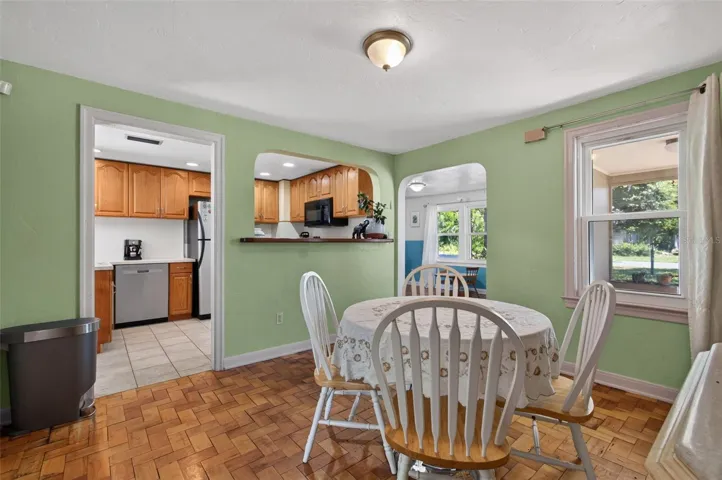 Dining area with pass through to Kitchen