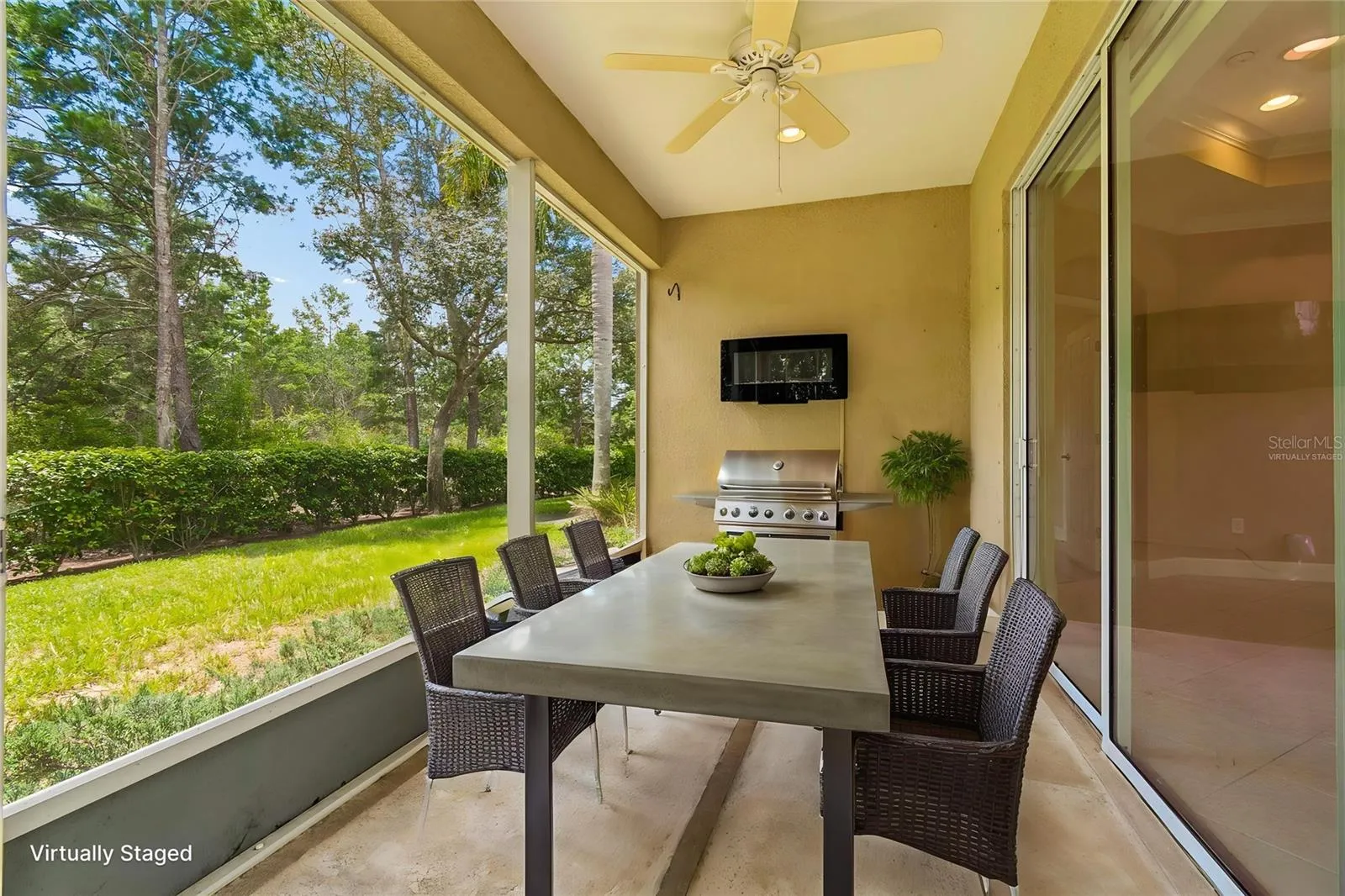 Virtually Staged Lanai