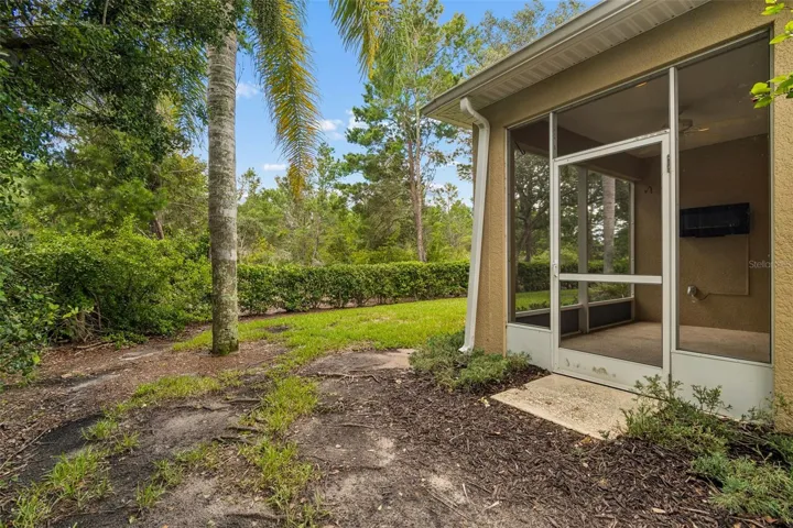 Private yard