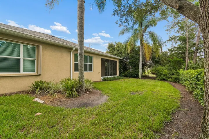 Private back yard