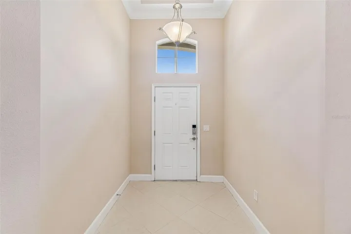 Inside entrance door
