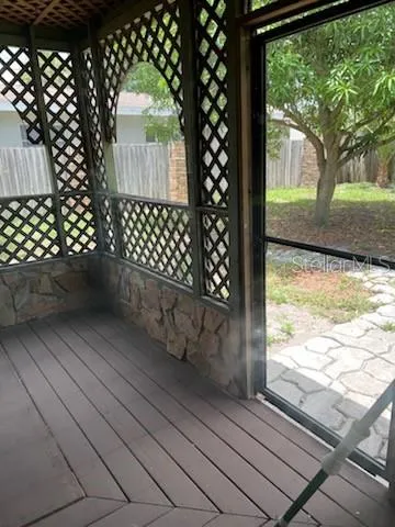 Screened lanai