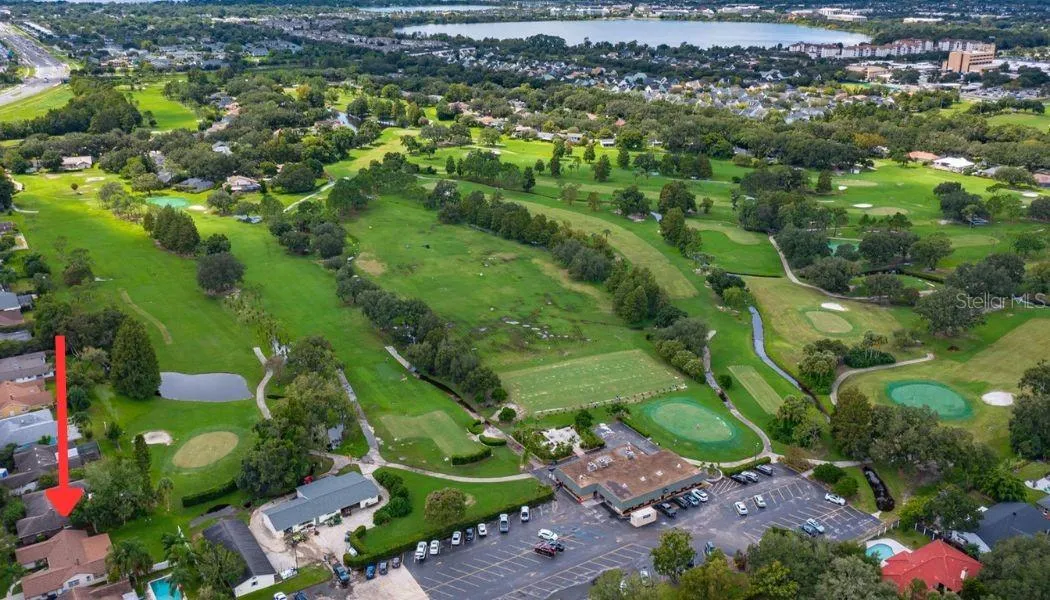Located on the 9th fairway of Winter Park Pines golf course