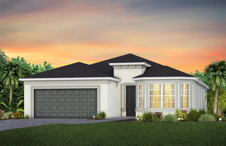 Exterior Design. Artistic rendering for this new construction home. Pictures are for illustrative purposes only. Elevations, colors and options may vary.