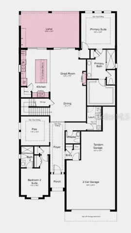 Additional Highlights Include: Whole house impact windows, 10' ceilings at 1st floor, tray ceiling pkg, 8' interior doors, rain shower head at primary shower, outdoor kitchen rough-in, and whole house stair rail with straight metal spindles