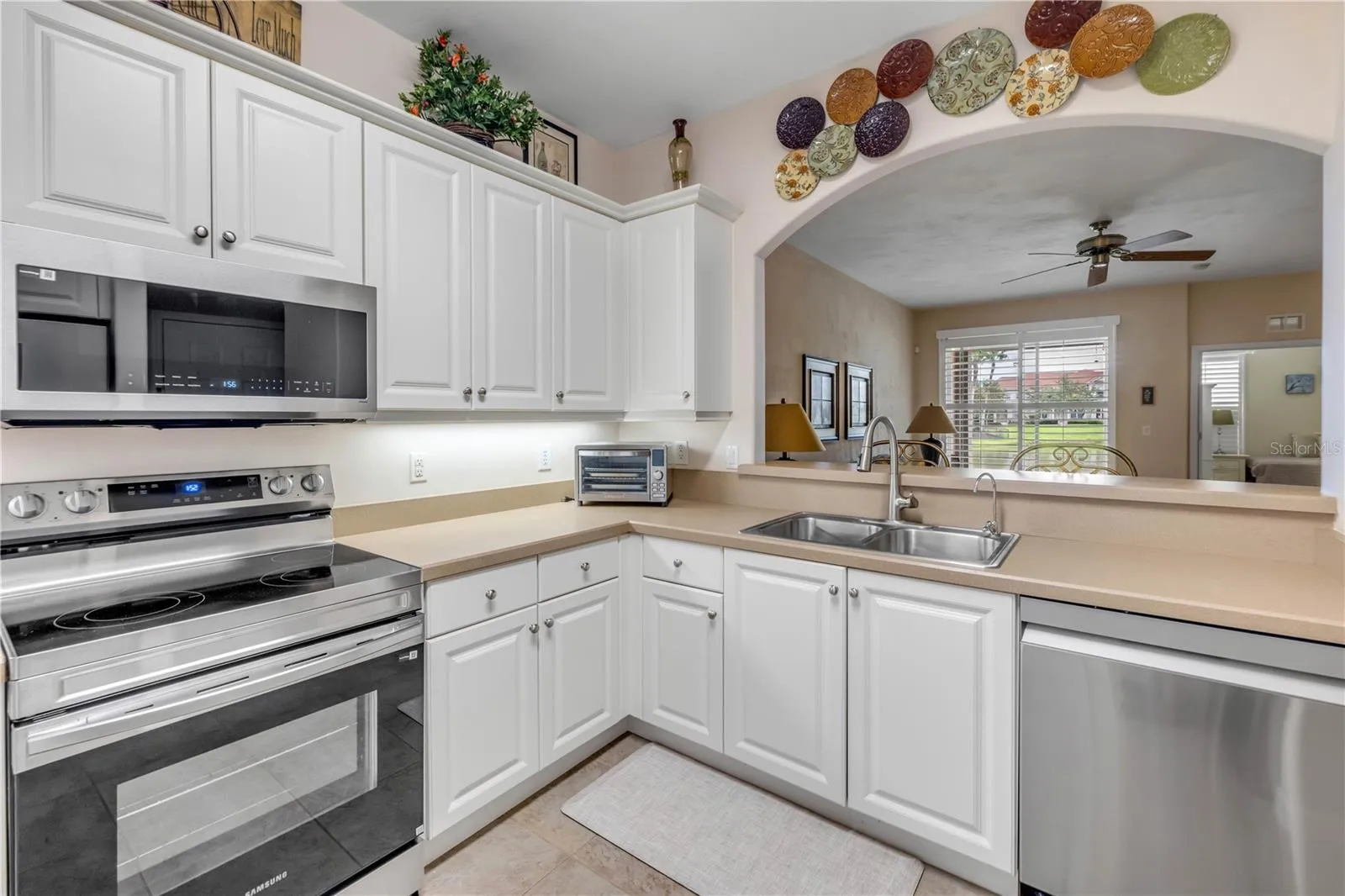Kitchen with NEW stainless appliances