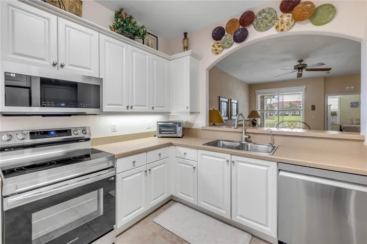 Kitchen with NEW stainless appliances