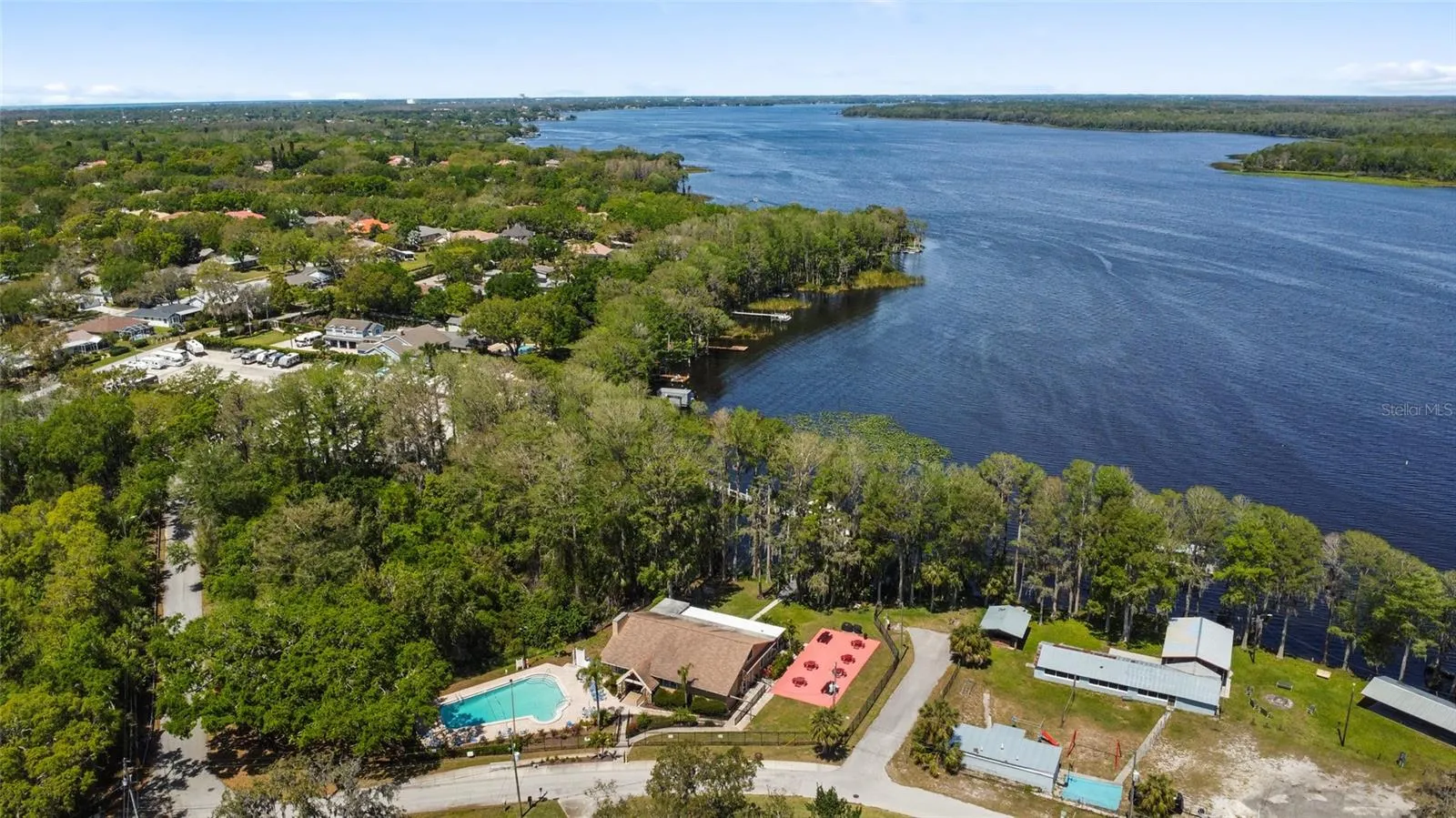 Aerial of Lake Tarpon