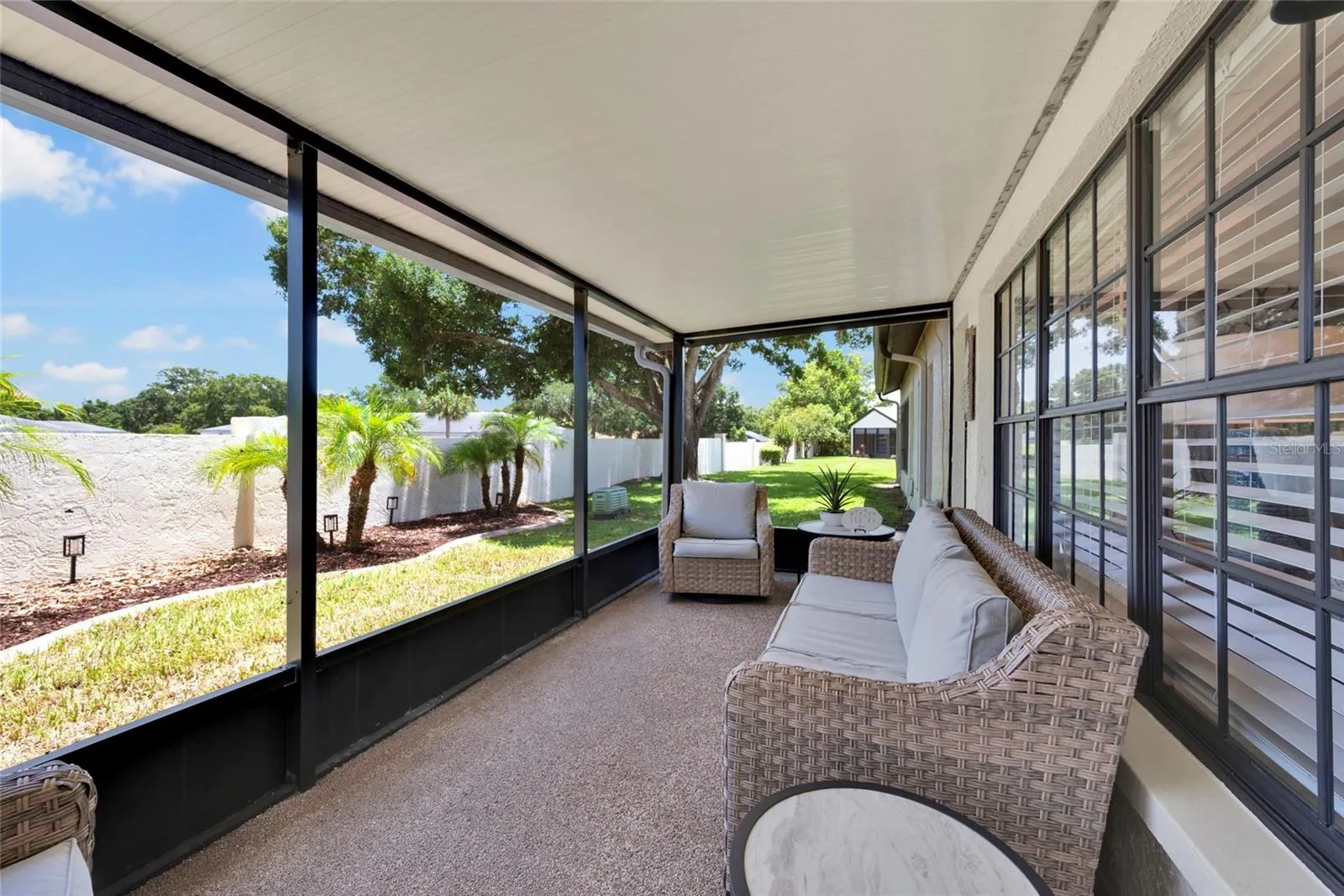 Entering Enclosed Back Porch/ Lanai