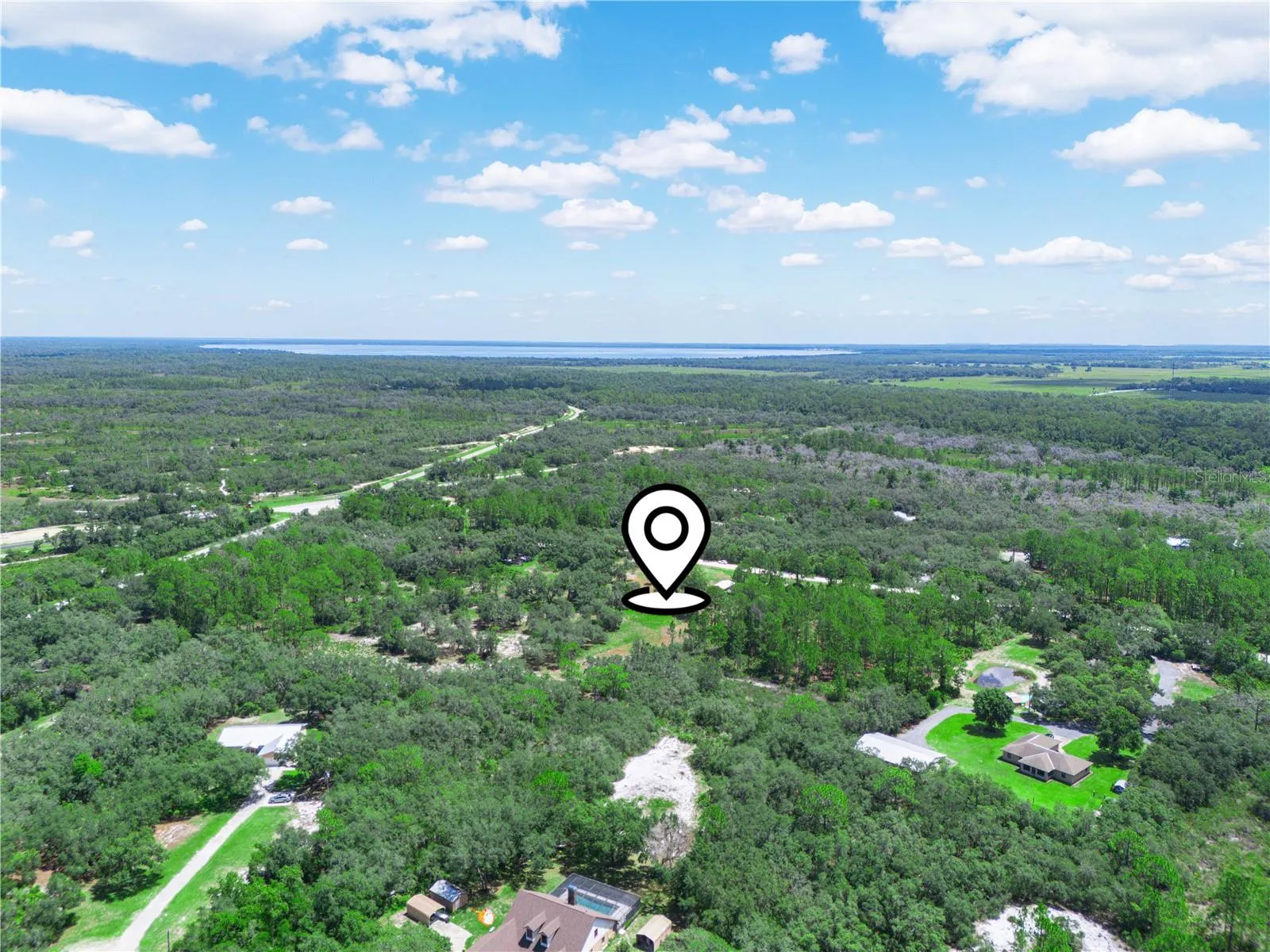 Aerial view towards CR630/Lake-Walk-In-the-Water
