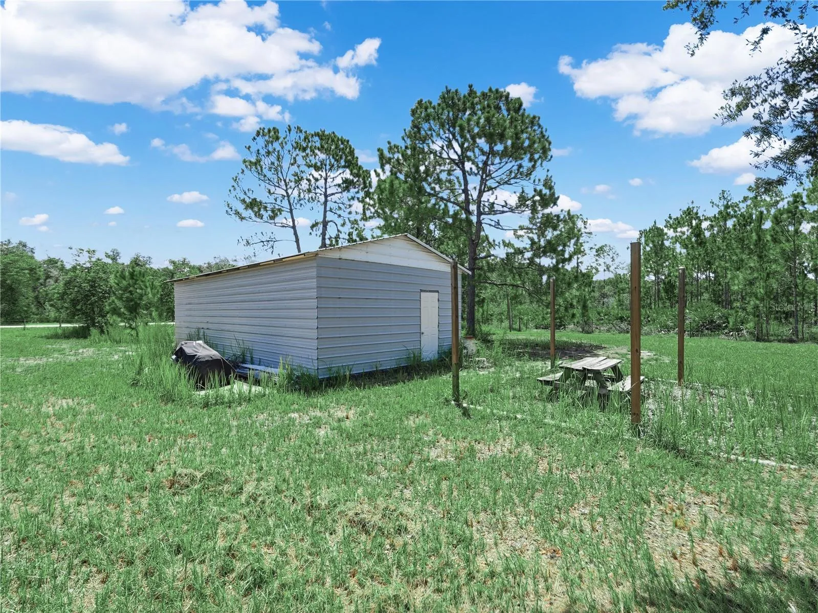 Rear view of Barn