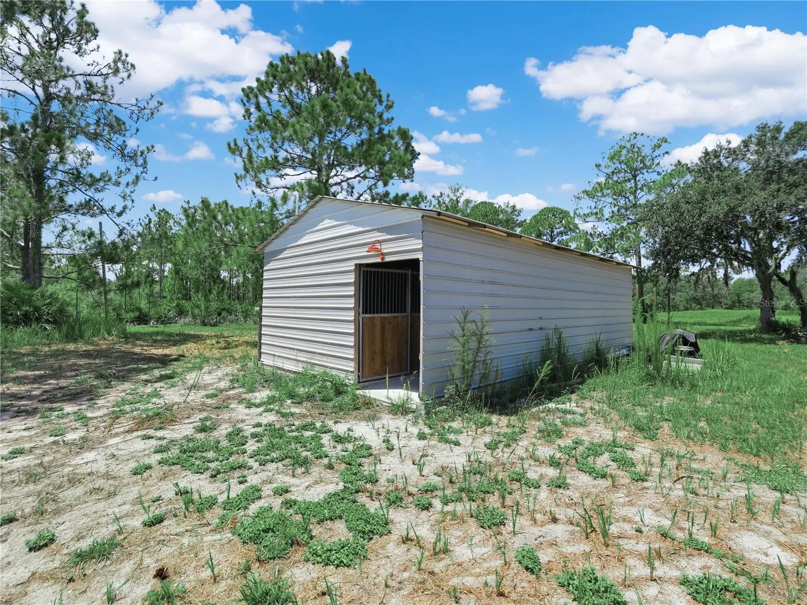 Barn view from entrance