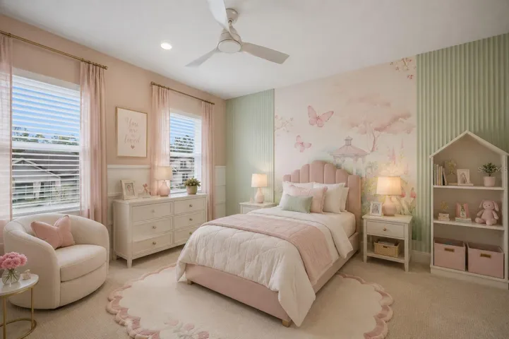 Bedroom 4 (Virtual Stage) with En-Suite Bathroom