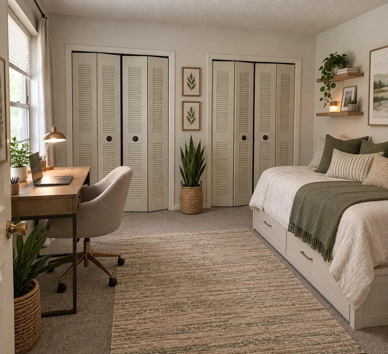 Bedroom #2 - Virtually Staged