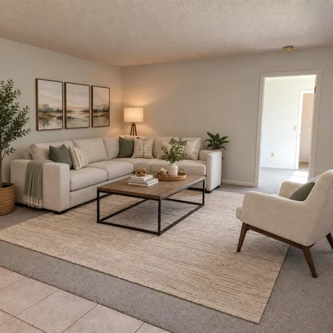 Living Room - Virtually Staged