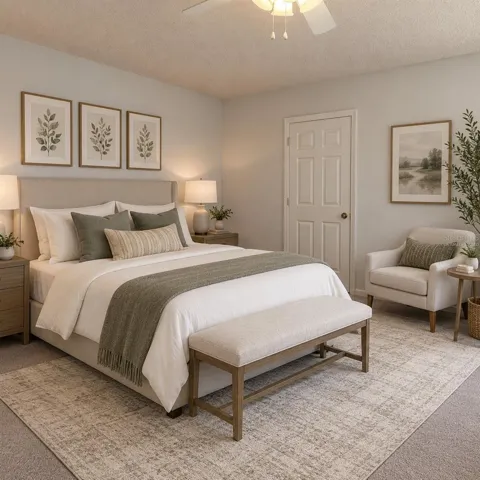 Primary Bedroom - Virtually Staged
