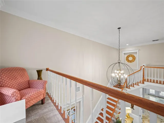 Sitting area off of upstairs bedroom
