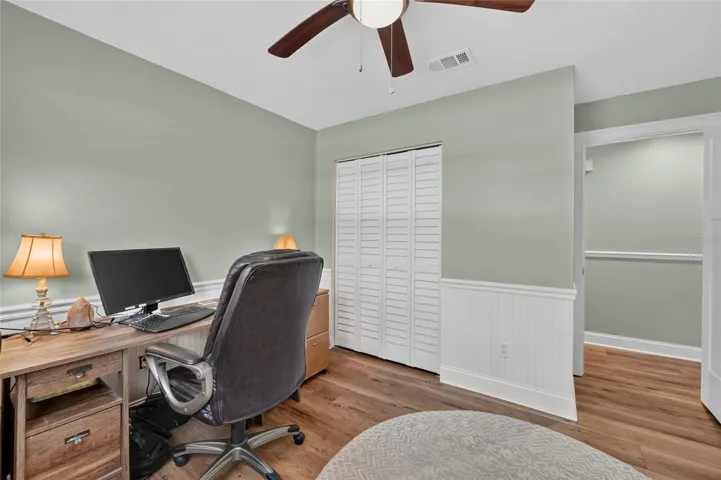 bedroom 2 being used as an office