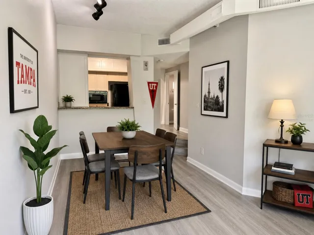 Dining room virtually staged by ChatGPT