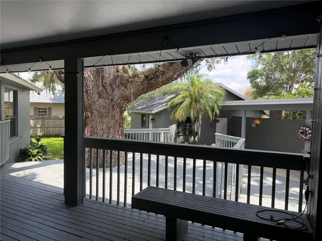 Covered deck