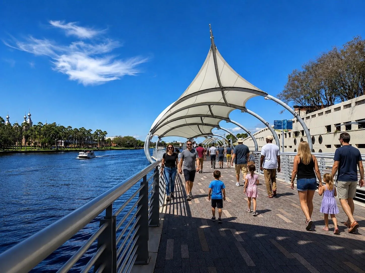 Tampa Riverwalk Approx 2.6 miles