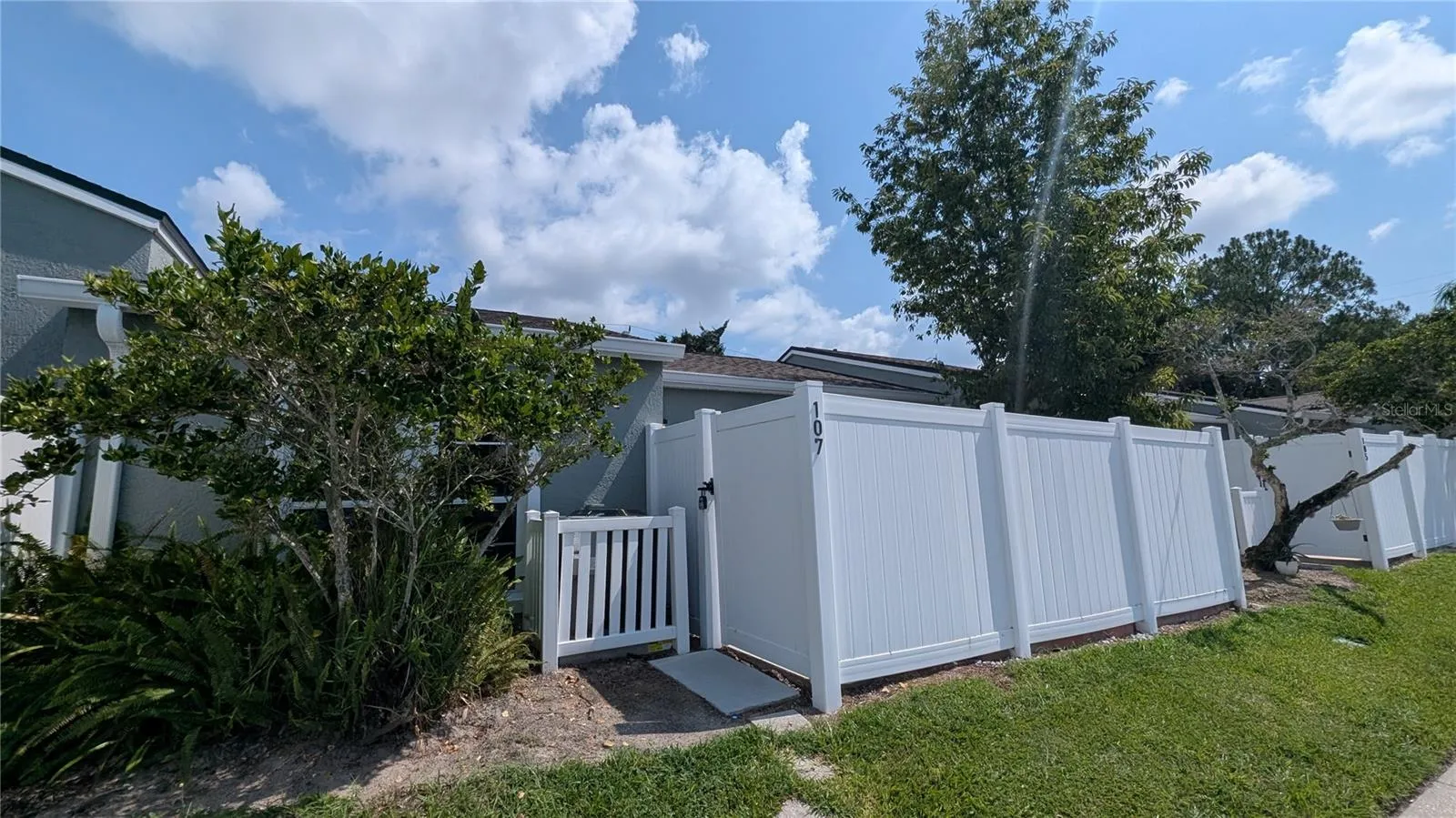 Rear patio