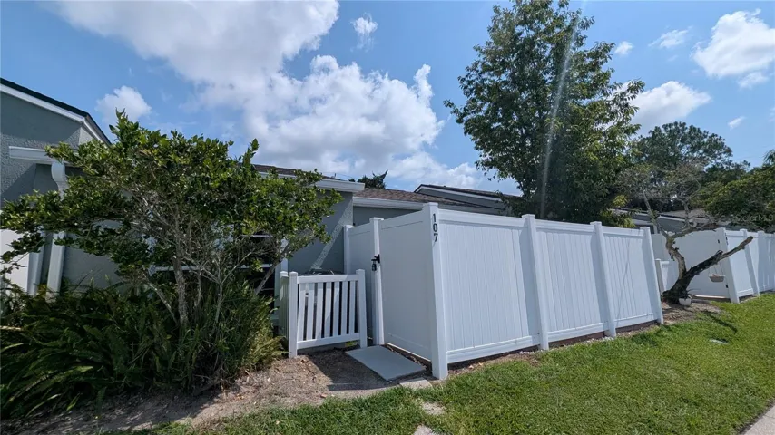 Rear patio