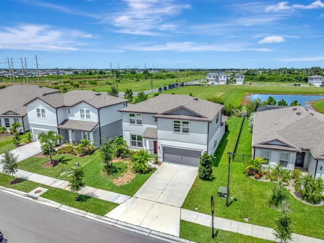Aerial View - Preserve homesite - East Facing with Western backyard views