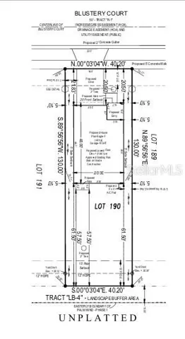 13966 Blustery Court Plot Plan