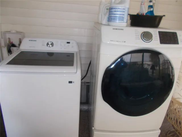 Washer and Dryer are on the Lanai