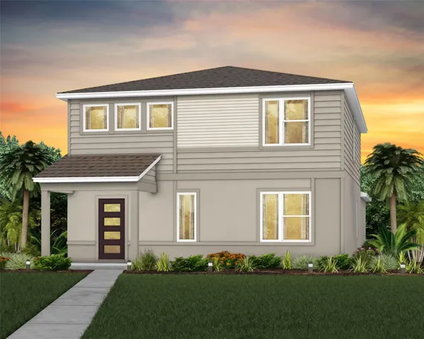 Exterior Design. Artistic rendering for this new construction home. Pictures are for illustrative purposes only. Elevations, colors and options may vary.