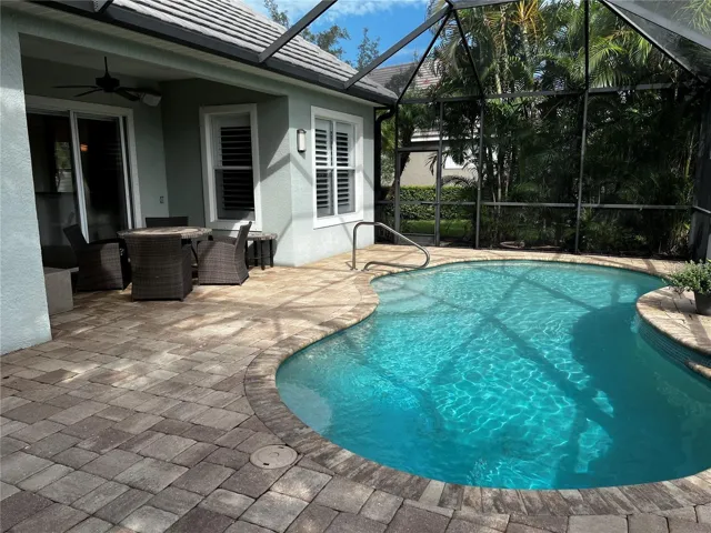 Pool with view to sitting areas
