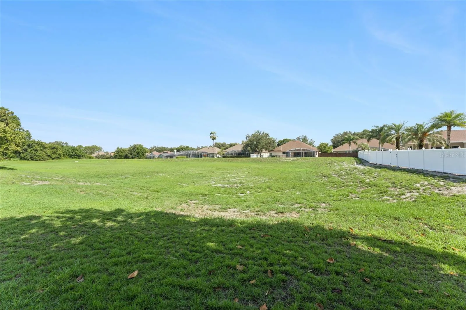 Large backyard!