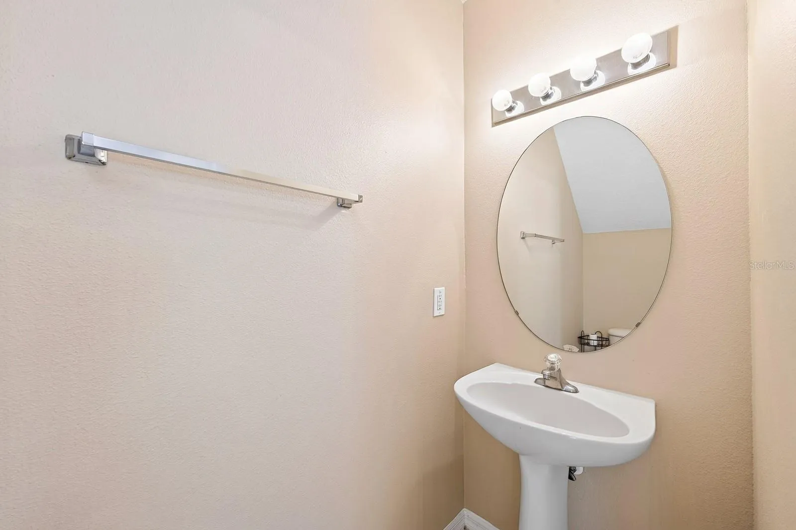 Convenient main floor half bath.