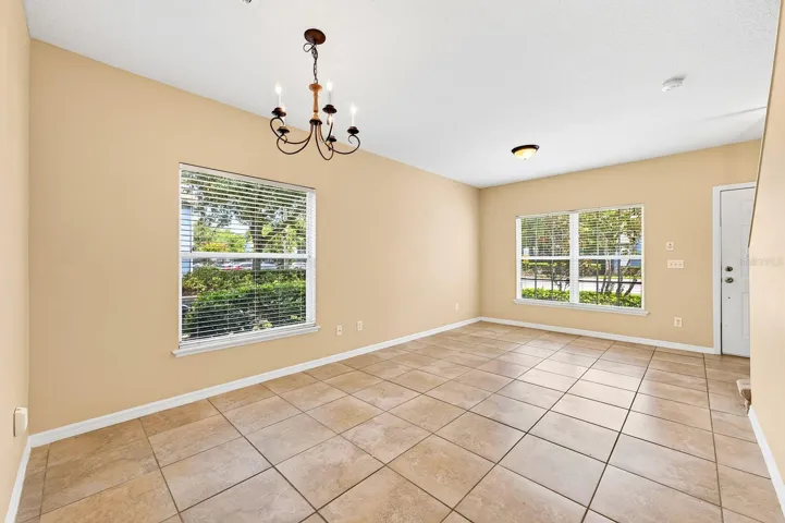 The end-unit location means additional windows for nice natural light.