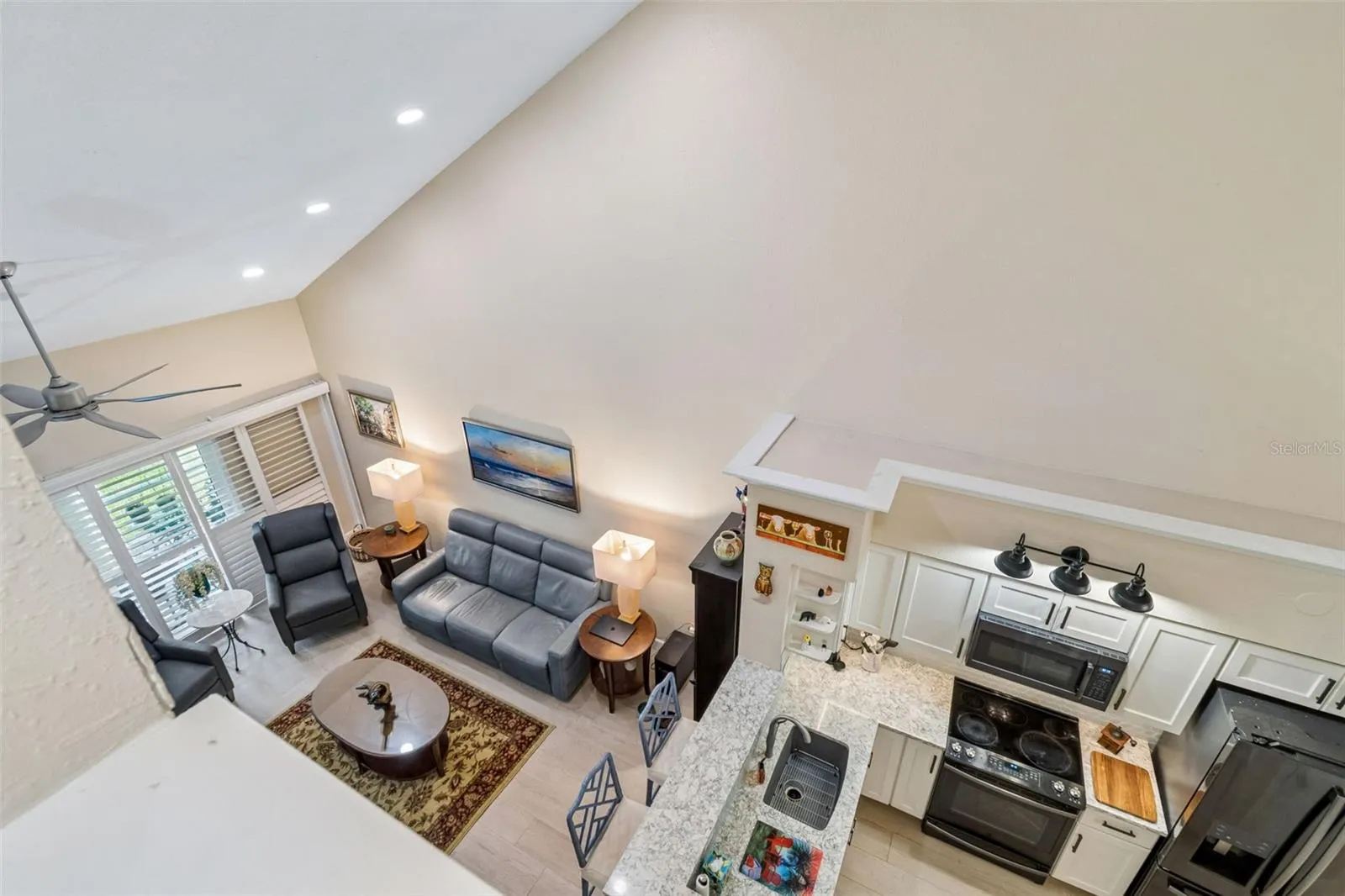 Open view to the Downstairs.