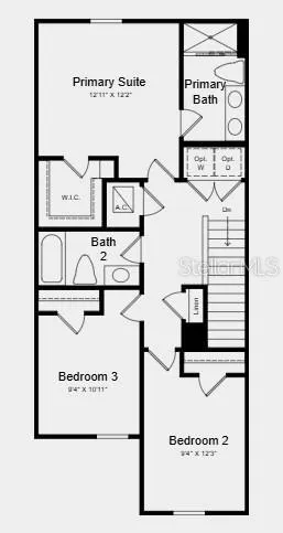 Floor 2 ~ Additional Highlights Include: white cabinets in kitchen and bathrooms, quartz countertops, and luxury vinyl plank flooring in foyer, family room, breakfast room, kitchen and laundry room.
