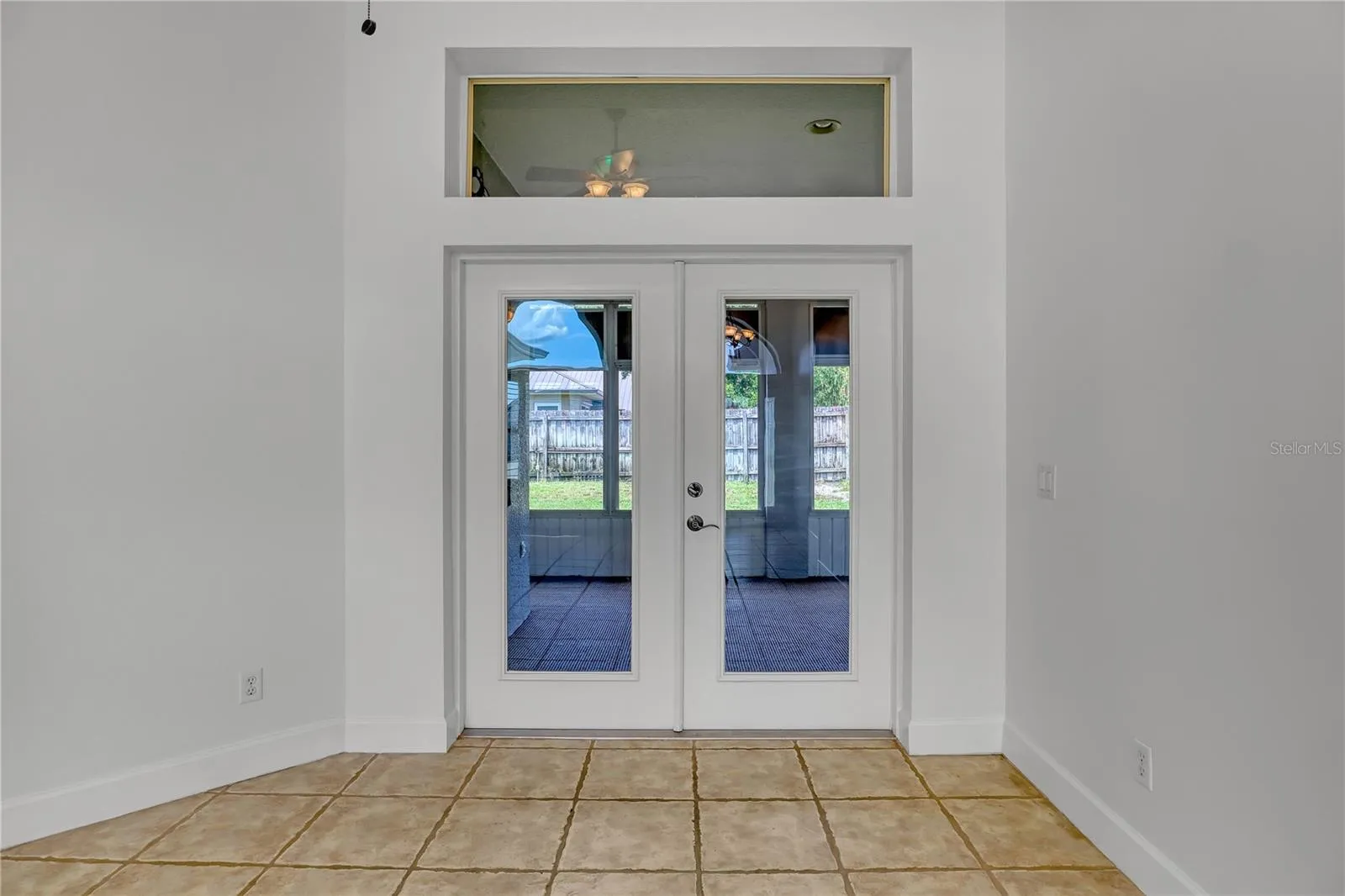 doors from Great room to Lanai