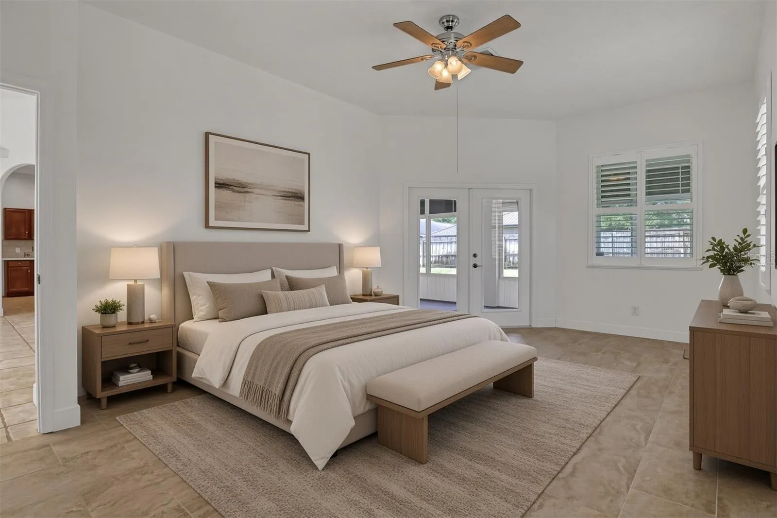 Virtually Staged  Owner suite