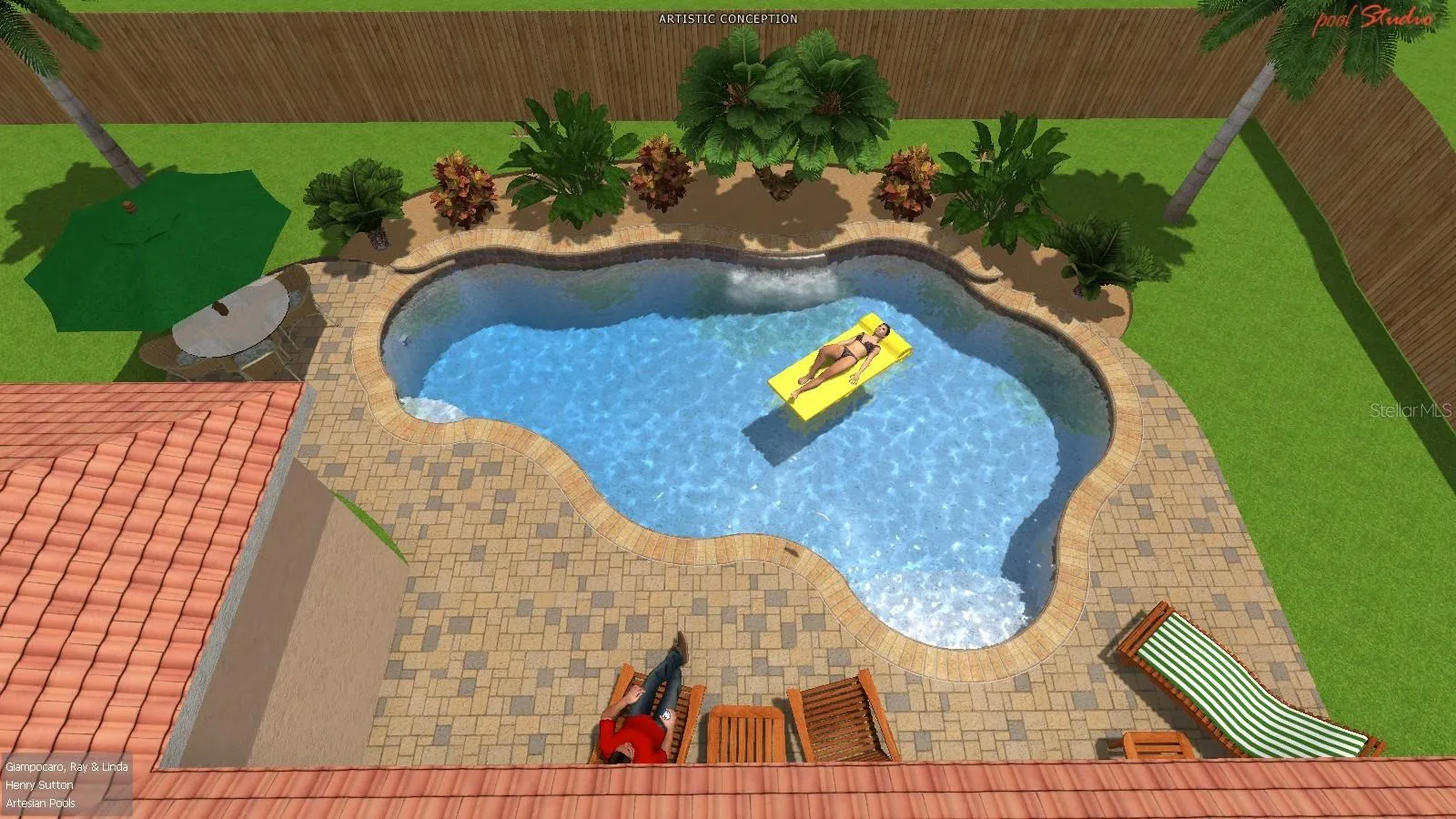 Concept Pool by local pool company.