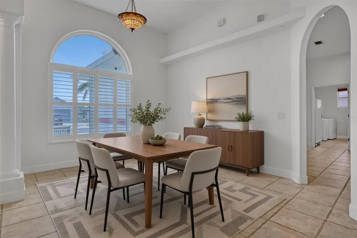 Virtually Staged Dining Room