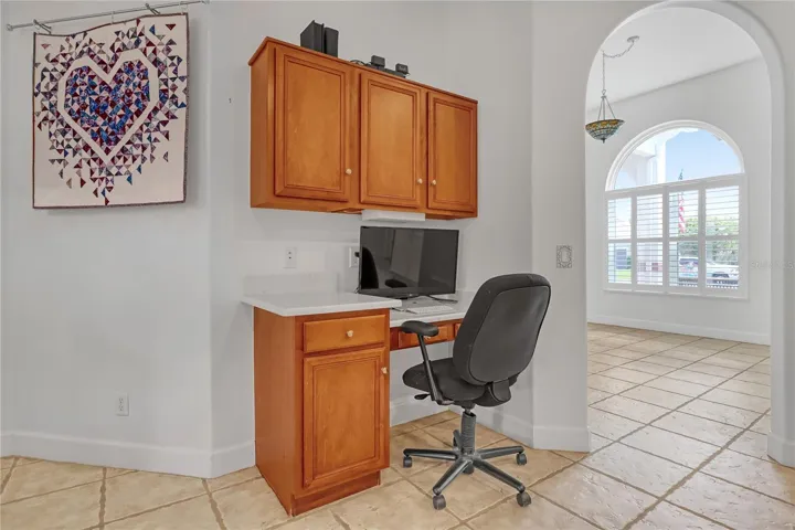 desk in Kitchen