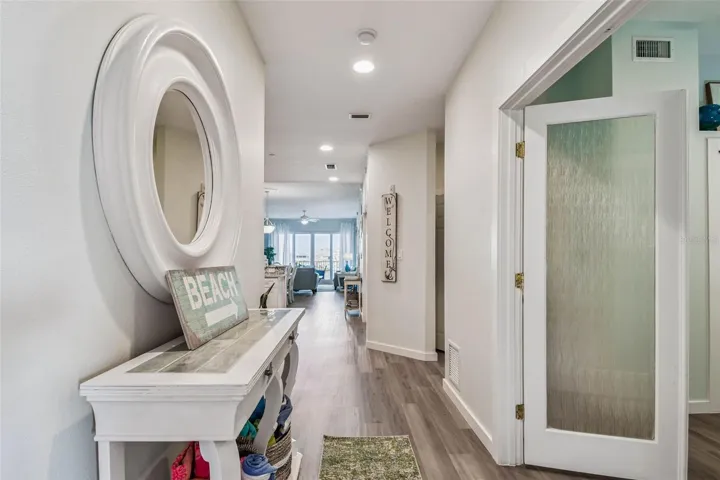 Inviting entrance to unit 304