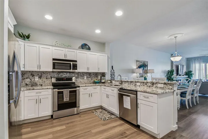 Remodeled open kitchen