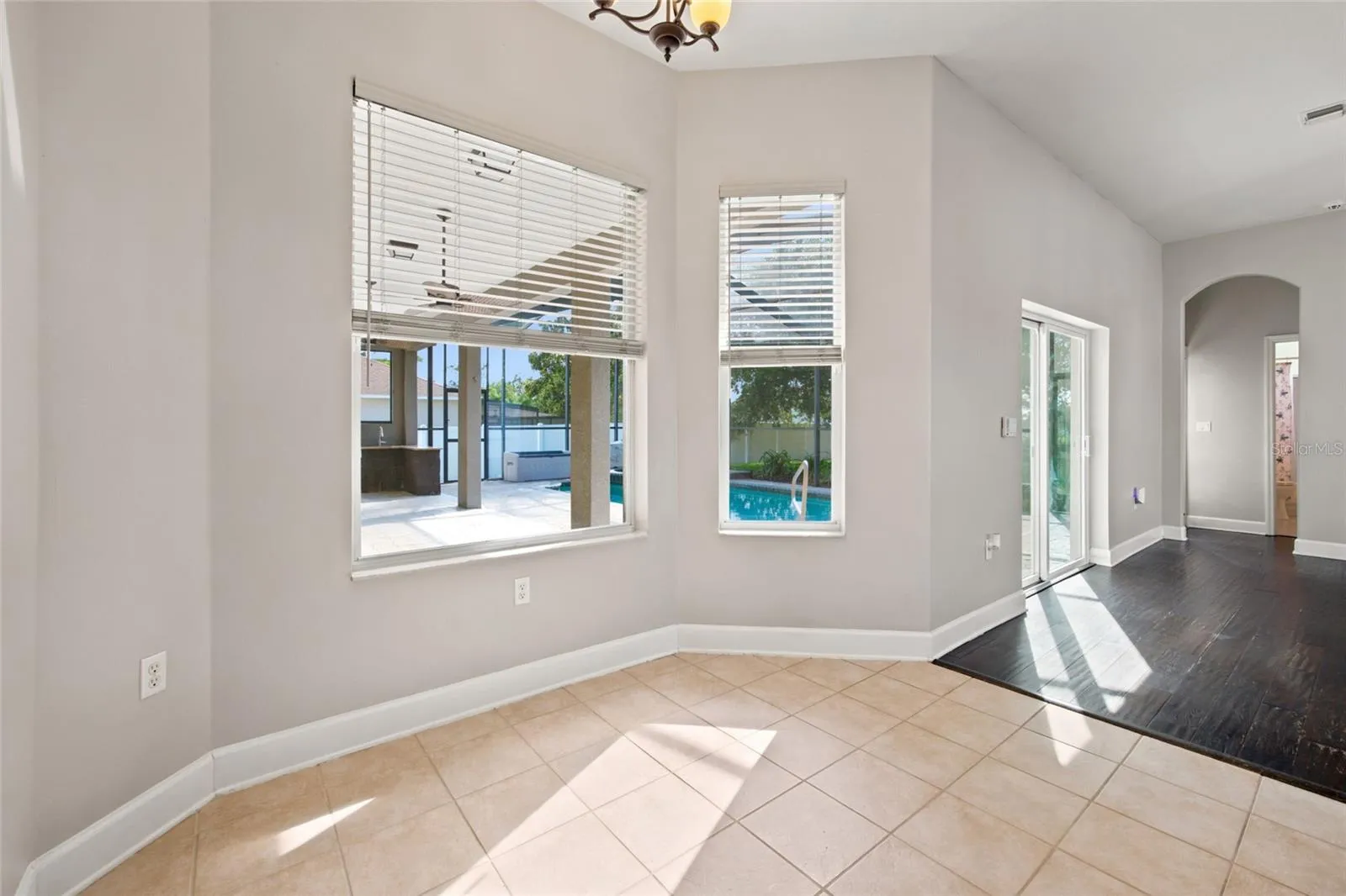 Kitchenette Area overlooks Pool