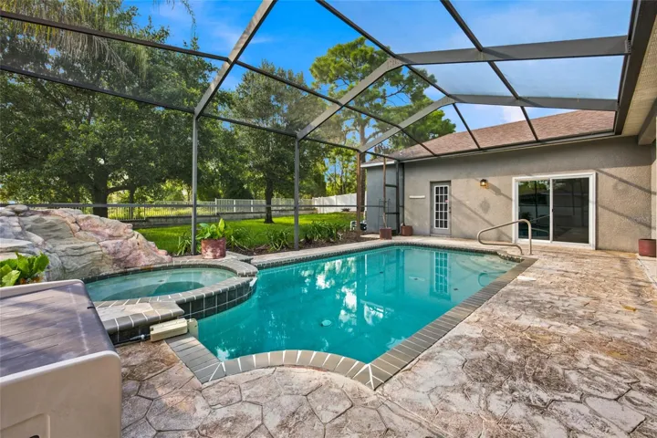 Pool view from BBQ Area