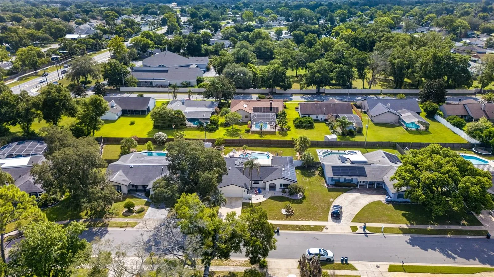 Aerial View of Neighborhood
